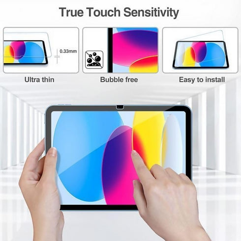 iPad 10th Generation 10.9 Tempered Glass Screen Protector.